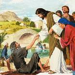 The Miracles of Jesus: Healing the Lame Man-Clive Uptton-Giclee Print