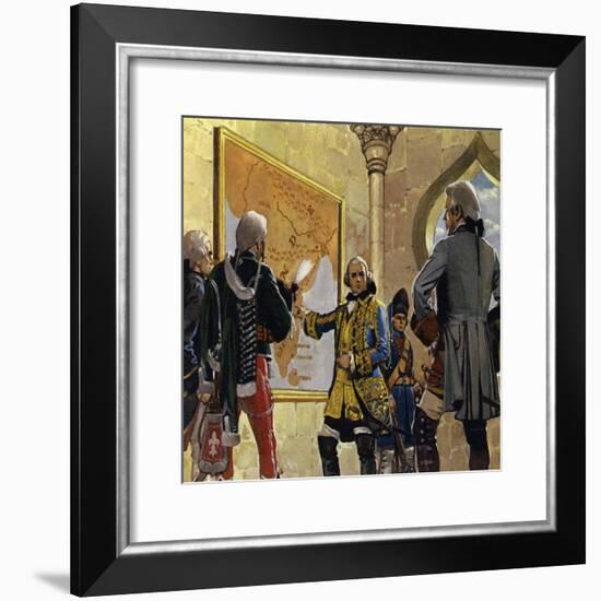 Clive Worked for the East India Company in Madras, India-Alberto Salinas-Framed Giclee Print