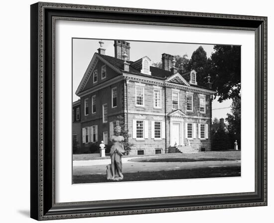 Cliveden at Philadelphia, Pennsylvania-GE Kidder Smith-Framed Photographic Print