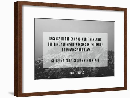 Clmb That Mountain-Kindred Sol Collective-Framed Art Print