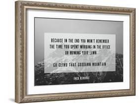 Clmb That Mountain-Kindred Sol Collective-Framed Art Print