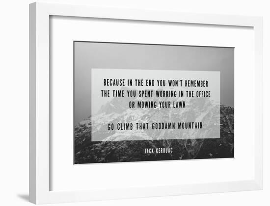 Clmb That Mountain-Kindred Sol Collective-Framed Art Print