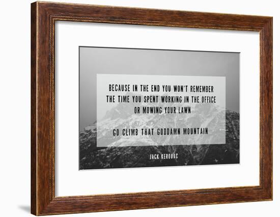 Clmb That Mountain-Kindred Sol Collective-Framed Art Print