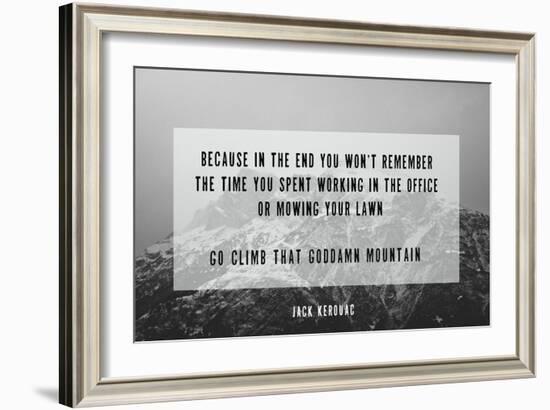 Clmb That Mountain-Kindred Sol Collective-Framed Art Print