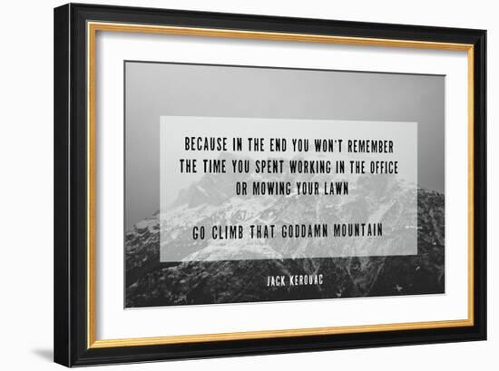 Clmb That Mountain-Kindred Sol Collective-Framed Premium Giclee Print