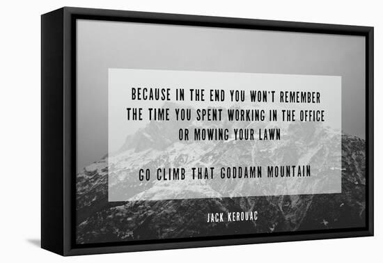 Clmb That Mountain-Kindred Sol Collective-Framed Stretched Canvas