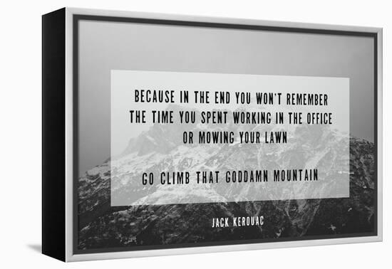 Clmb That Mountain-Kindred Sol Collective-Framed Stretched Canvas