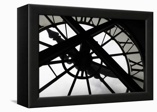 Clock at Musee D'Orsay, Paris, France-Kymri Wilt-Framed Premier Image Canvas