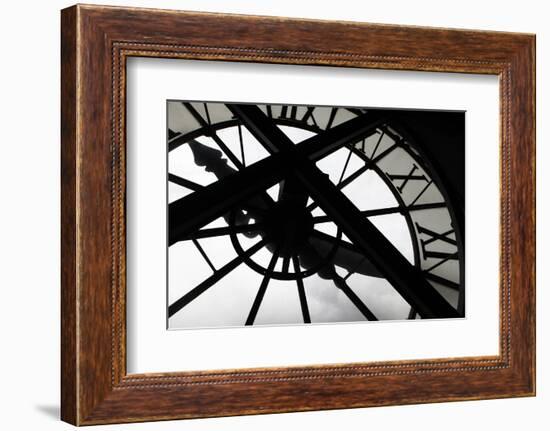 Clock at Musee D'Orsay, Paris, France-Kymri Wilt-Framed Photographic Print