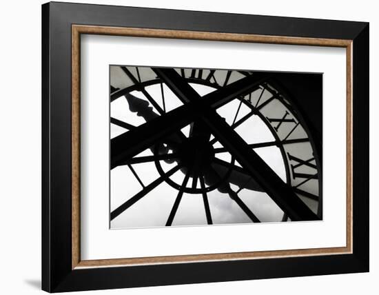 Clock at Musee D'Orsay, Paris, France-Kymri Wilt-Framed Photographic Print