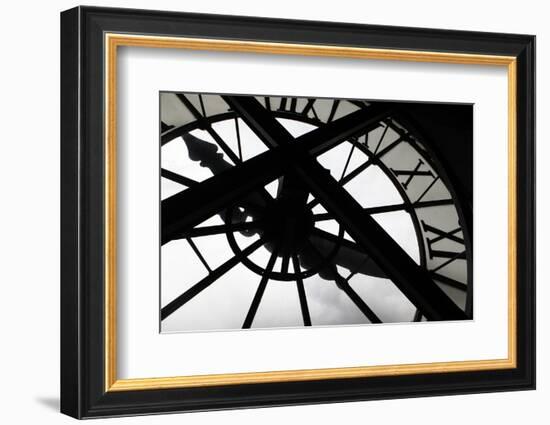 Clock at Musee D'Orsay, Paris, France-Kymri Wilt-Framed Photographic Print