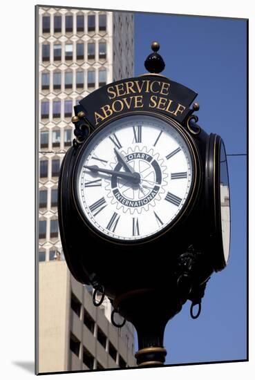 Clock, Downtown Rotary Club, Mobile, Alabama-Carol Highsmith-Mounted Art Print