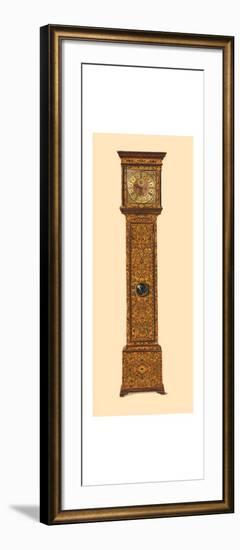 Clock inlaid with light marquetry, 1905-Shirley Slocombe-Framed Giclee Print
