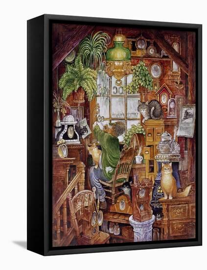 Clock Man 2-Bill Bell-Framed Premier Image Canvas