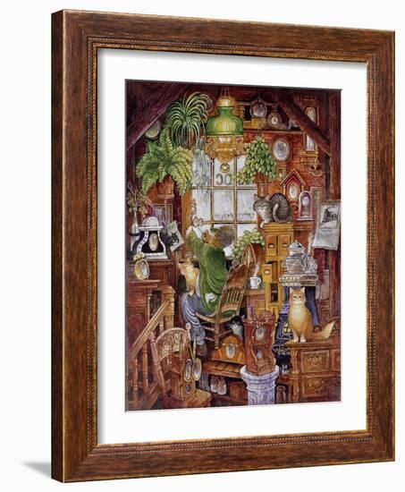 Clock Man 2-Bill Bell-Framed Giclee Print