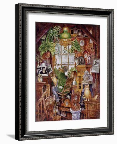 Clock Man 2-Bill Bell-Framed Giclee Print