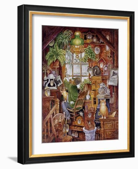 Clock Man 2-Bill Bell-Framed Giclee Print