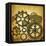 Clock Map 2-Mark Ashkenazi-Framed Premier Image Canvas