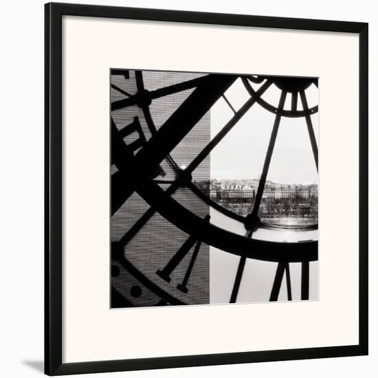 Clock Musée d'Orsay II-null-Framed Art Print