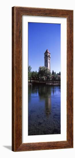 Clock Tower at Riverfront Park, Spokane, Washington State, USA-null-Framed Photographic Print