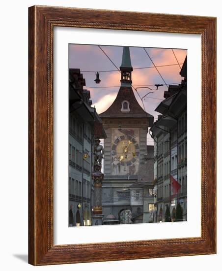 Clock Tower, Bern, Berner Oberland, Switzerland-Doug Pearson-Framed Photographic Print