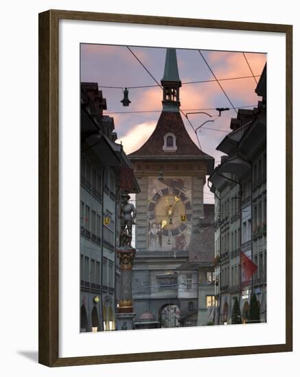 Clock Tower, Bern, Berner Oberland, Switzerland-Doug Pearson-Framed Photographic Print