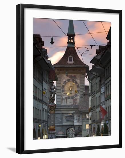 Clock Tower, Bern, Berner Oberland, Switzerland-Doug Pearson-Framed Photographic Print