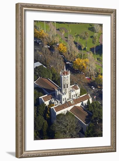 Clock Tower Building, the University of Auckland, Auckland, North Island, New Zealand-David Wall-Framed Photographic Print