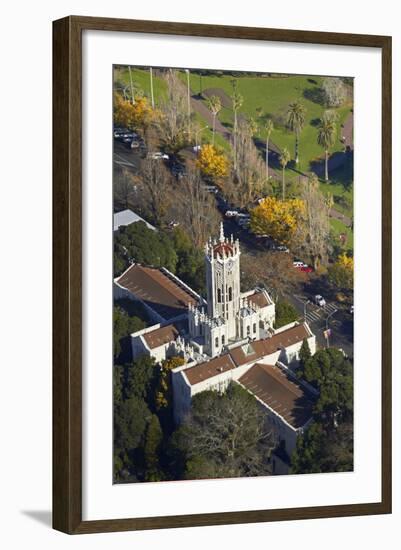 Clock Tower Building, the University of Auckland, Auckland, North Island, New Zealand-David Wall-Framed Photographic Print