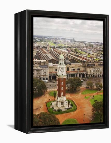 Clock Tower Called Torre De Los Ingleses on the Plaza San Martin Square, Buenos Aires, Argentina-Per Karlsson-Framed Premier Image Canvas