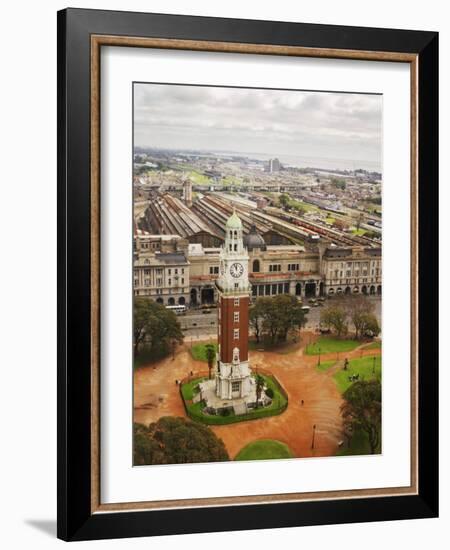 Clock Tower Called Torre De Los Ingleses on the Plaza San Martin Square, Buenos Aires, Argentina-Per Karlsson-Framed Photographic Print