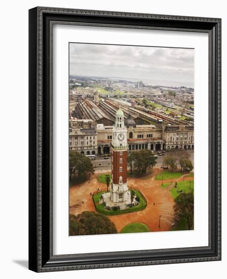 Clock Tower Called Torre De Los Ingleses on the Plaza San Martin Square, Buenos Aires, Argentina-Per Karlsson-Framed Photographic Print