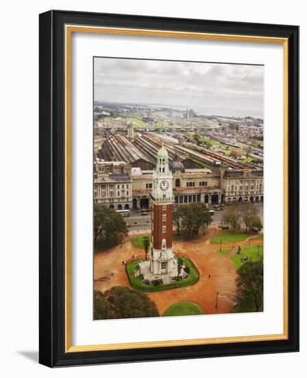 Clock Tower Called Torre De Los Ingleses on the Plaza San Martin Square, Buenos Aires, Argentina-Per Karlsson-Framed Photographic Print