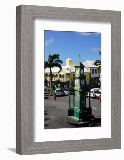 Clock Tower in the Centre of Capital-Robert Harding-Framed Photographic Print