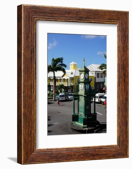 Clock Tower in the Centre of Capital-Robert Harding-Framed Photographic Print