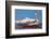 Clock tower in the harbour of Barcelona, Catalonia, Spain-null-Framed Art Print