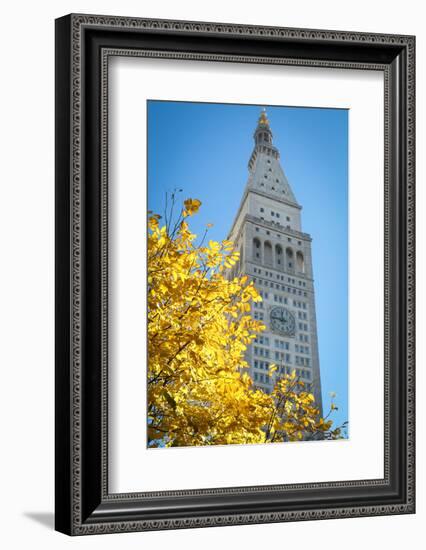 Clock tower, Madison Square park, New York City, NY, USA-Julien McRoberts-Framed Photographic Print