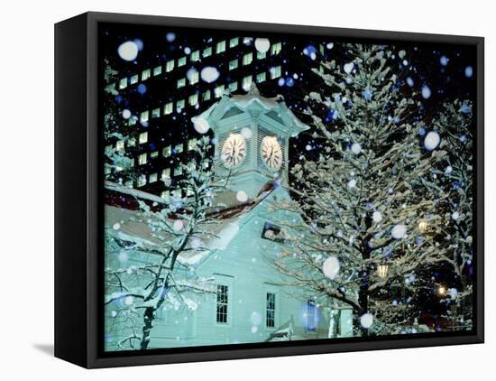 Clock Tower of Sapporo-null-Framed Premier Image Canvas