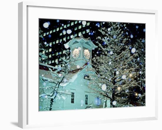 Clock Tower of Sapporo-null-Framed Photographic Print