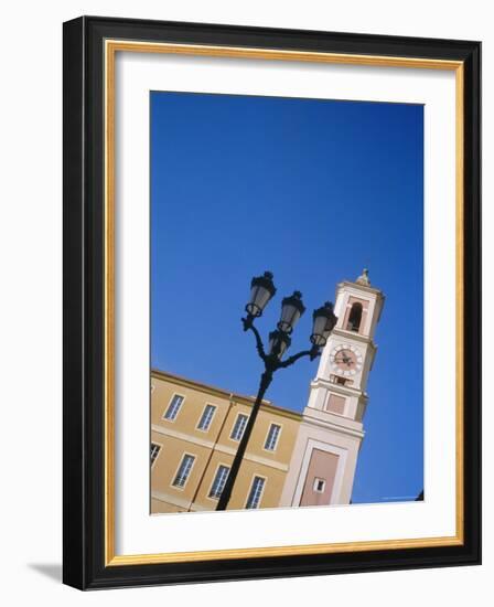 Clock Tower, Place De Palais, Nice, Provence, France-J P De Manne-Framed Photographic Print