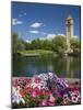 Clock Tower, Spokane River, Riverfront Park, Spokane, Washington, USA-Charles Gurche-Mounted Photographic Print