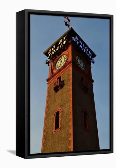 Clock Tower-Brian Moore-Framed Premier Image Canvas