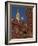 Clock, Wall Paintings and Bell Tower on the Town Hall in Basle, Switzerland, Europe-Charles Bowman-Framed Photographic Print