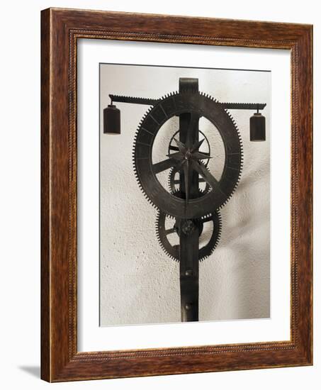 Clock with Weights Designed-Filippo Brunelleschi-Framed Giclee Print