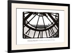 Clockface At the Musee D'orsay-Christian Peacock-Framed Art Print