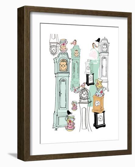 Clocks, 2013-Anna Platts-Framed Giclee Print