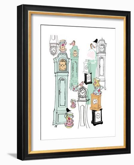 Clocks, 2013-Anna Platts-Framed Giclee Print