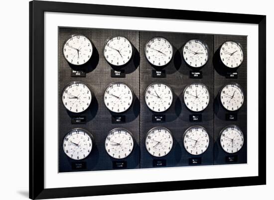 Clocks City-Philippe Hugonnard-Framed Photographic Print