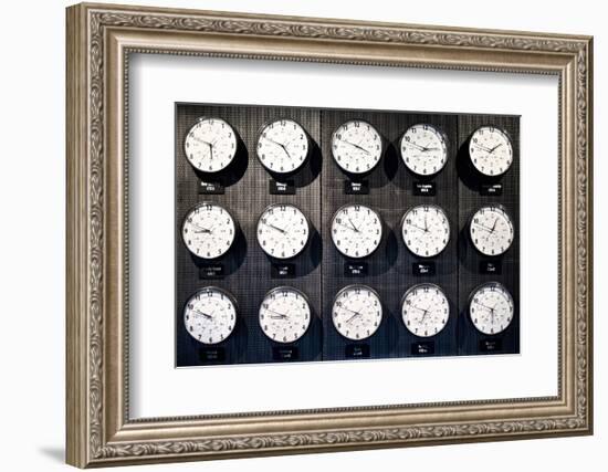 Clocks City-Philippe Hugonnard-Framed Photographic Print