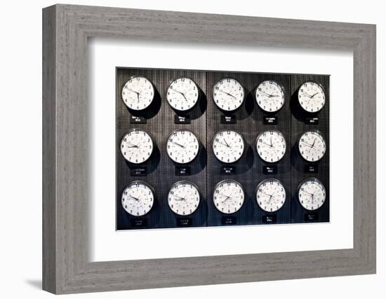 Clocks City-Philippe Hugonnard-Framed Photographic Print